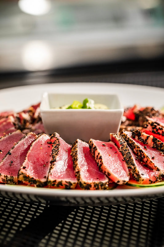 Pepper Crusted Ahi Tuna Platter