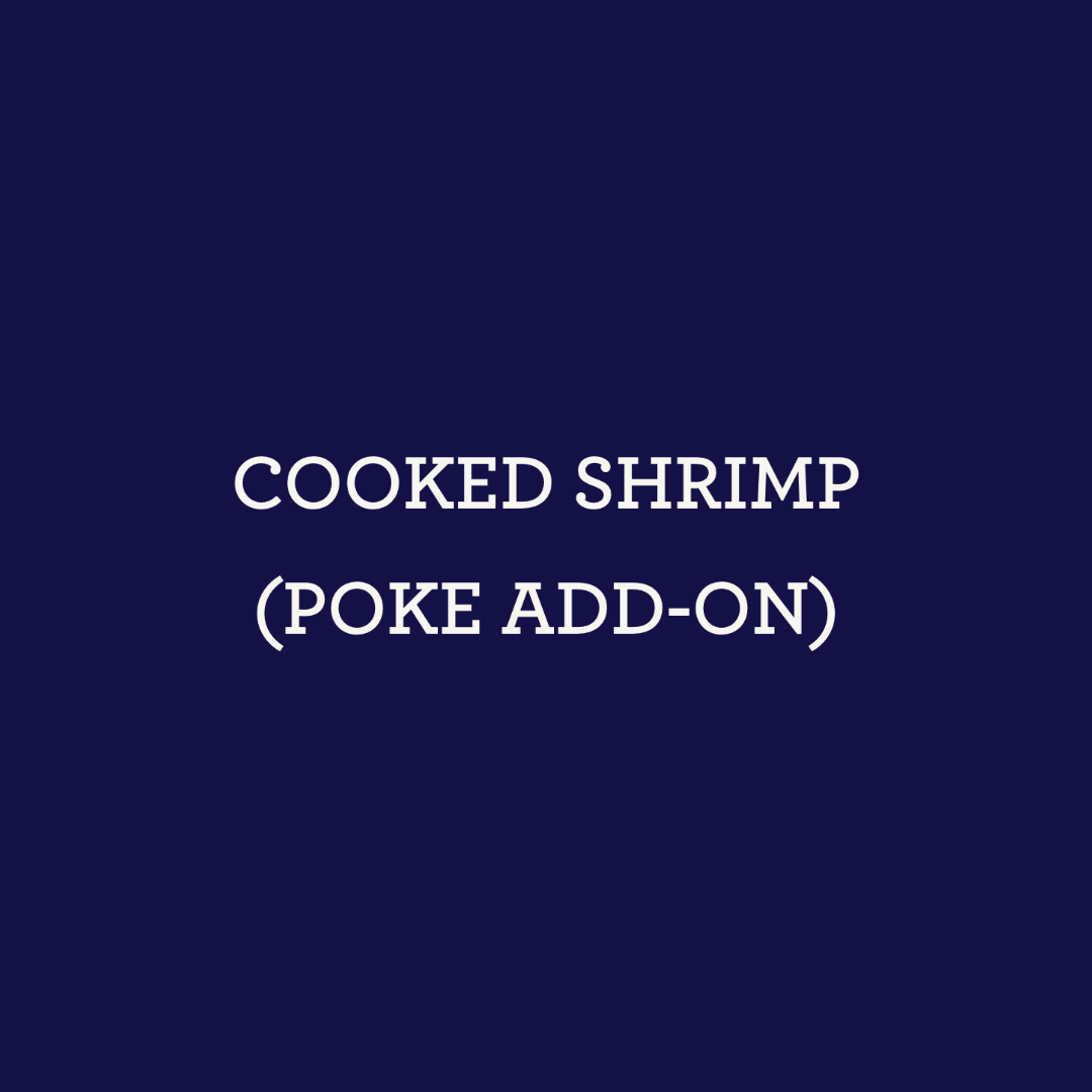 Cooked Shrimp (Poke Add-On)